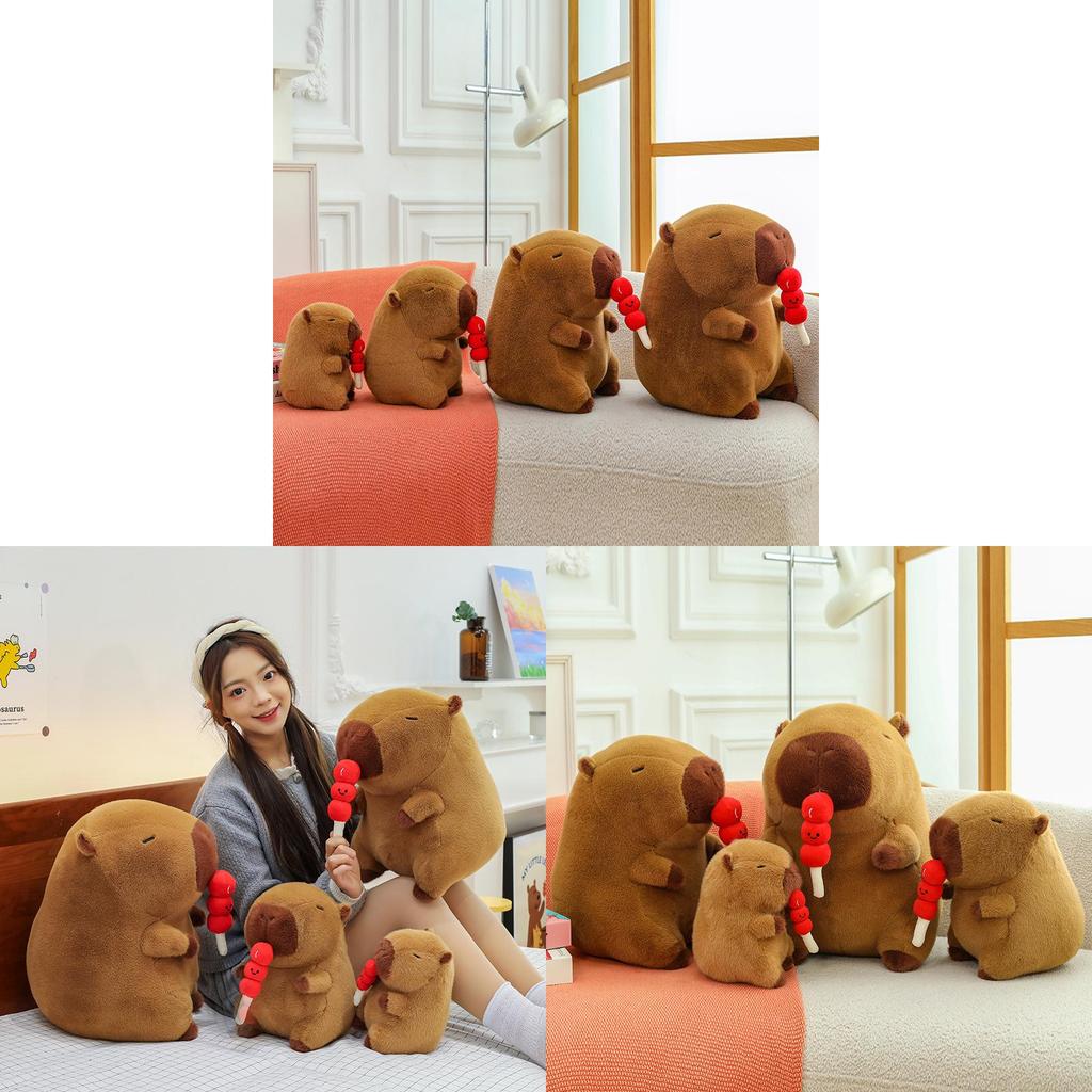 Adorable Capybara Plush Toy Large Size With Soft Short Plush Filling For Kids