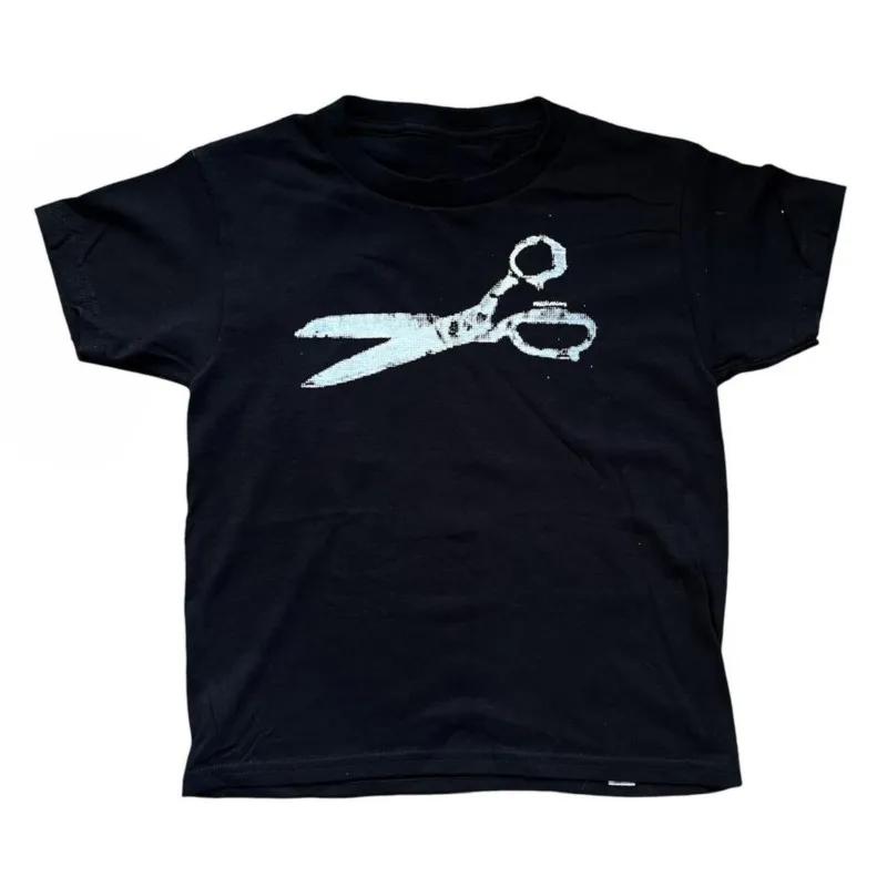 Emo Girls Graphics Slim Culture Tall Women Short Sleeve T-shirts Woman Vintage Streetwear Gothic T-shirts Punk Summer Clothing