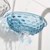 Wall Mounted Soap Dish Drain Transparent Acrylic Soap Holder Household Self Adhesive Soap Sponge Dish Bathroom Accessories