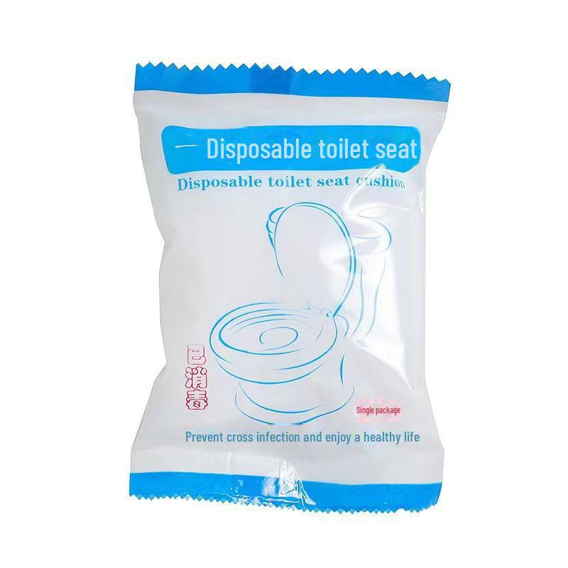 Portable Non-Woven Disposable Toilet Seat Cushion Set for Travel and Hotel Use