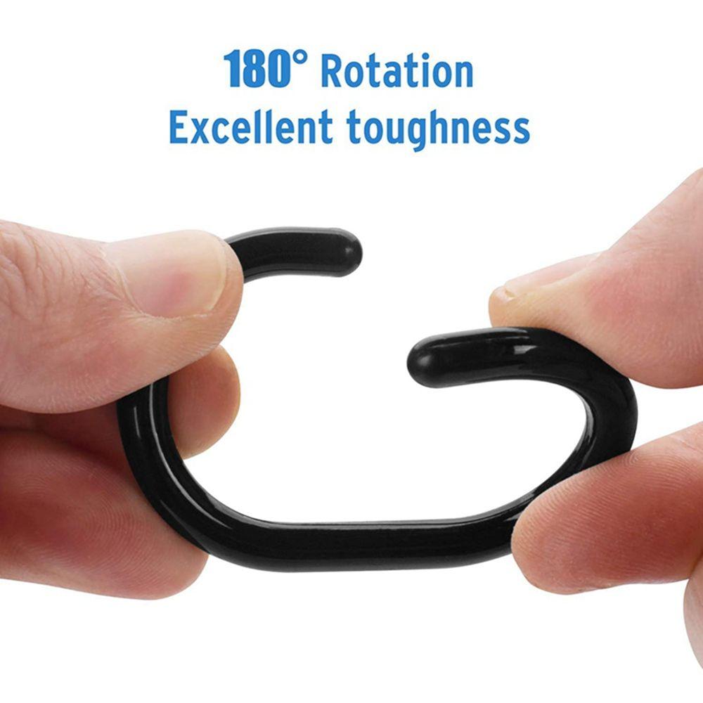 Bendable Hanging Replacement Bathroom Accessories Hooks Rings Loop Clip Curtain Rings Curtain Hook