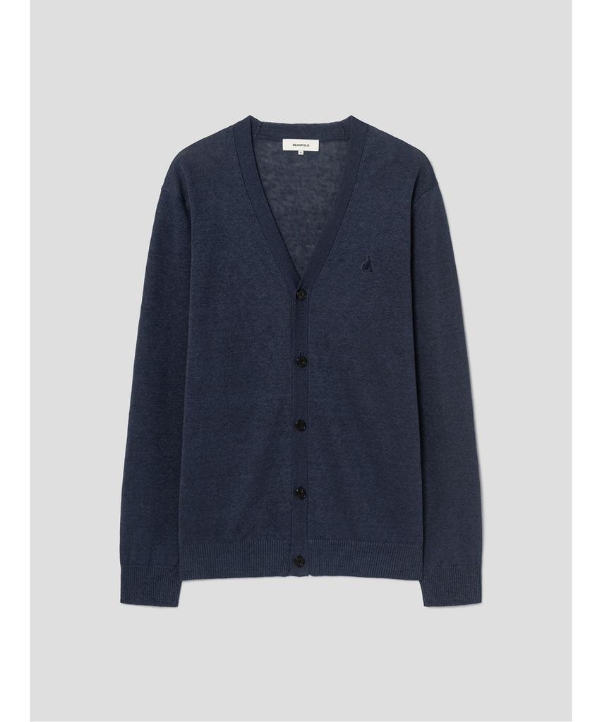 Beanpole Men Summer Linen Cardigan Navy