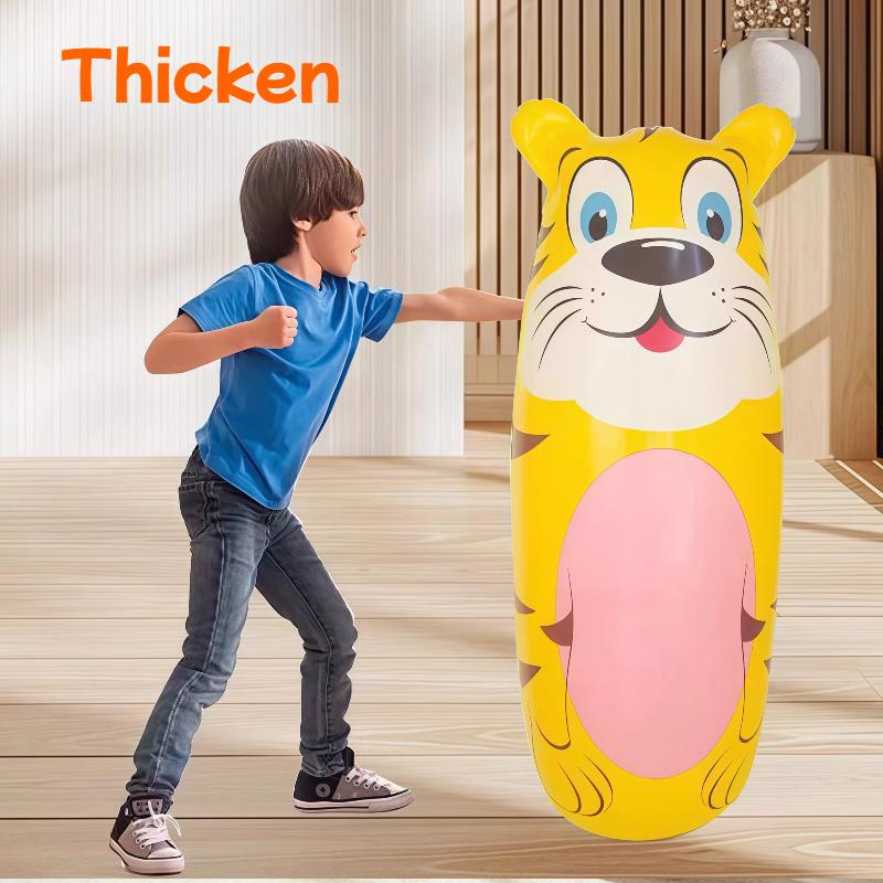 Dinosaur Tiger Dolphin Inflatable Standing Punching Bag Tumbler Boxing Children Adult Sport Toys Kids Activity Outdoor Game Gift