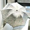 Floral ANTI-UV Foldable Umbrella Rain Women Mini Flower Umbrella For Women Windproof Ultralight Umbrellas Female YS716