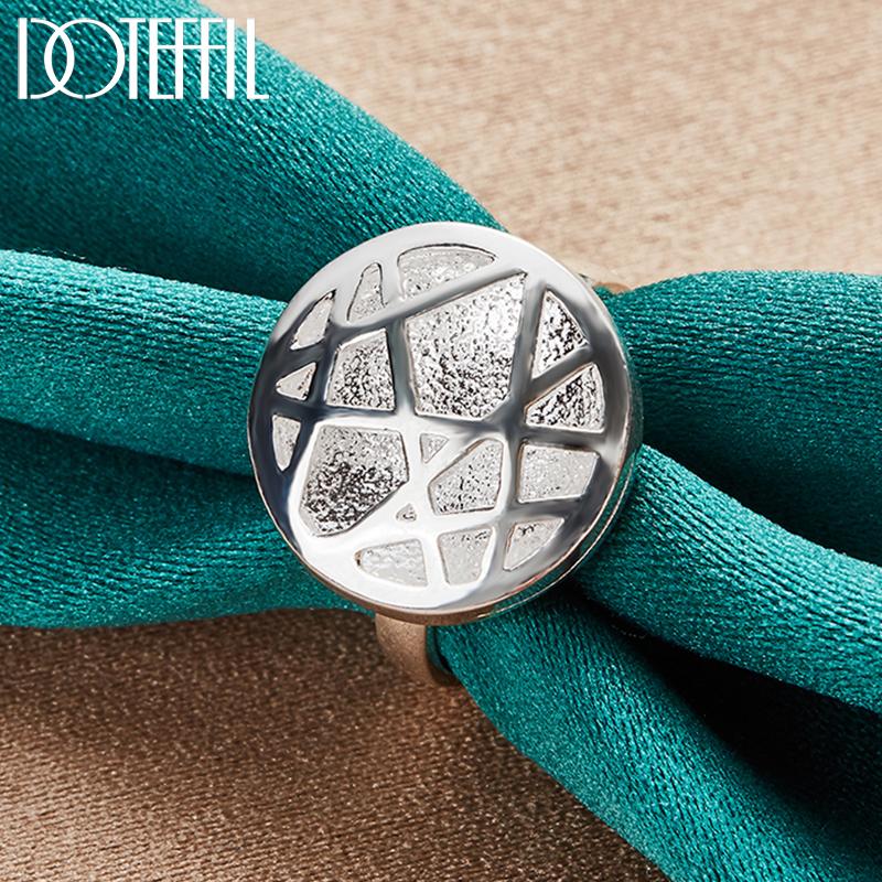 Круглое переплетенное кольцо из стерлингового серебра 925 пробы, модные свадебные украшения