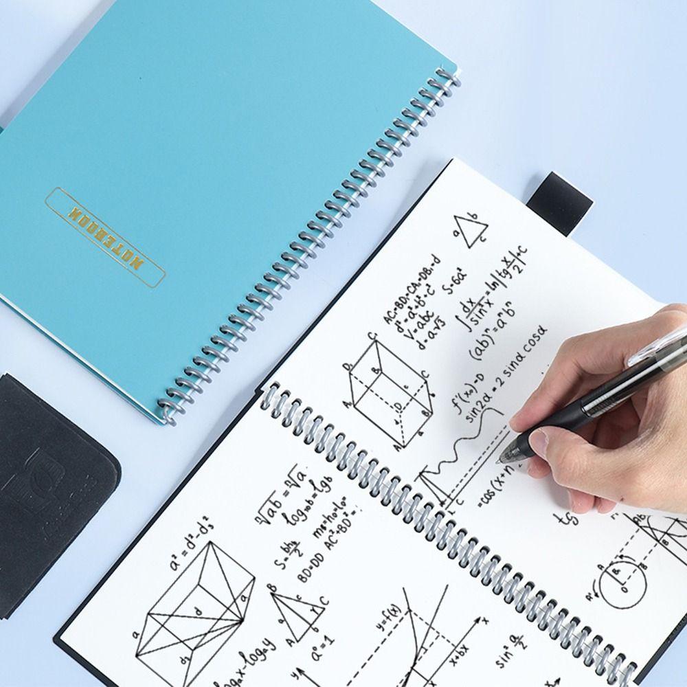 Erasable Journal Diary Painting Whiteboard Reusable Smart Notebook Blank Notepad Planner Book Memo