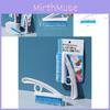Type V Tile Gap Cleaning Brush With Plastic Handle For Bathroom Wall Scrubber