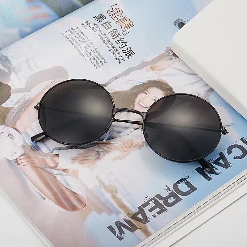 Glasses Trendy Round Unisex Retro Fashionable Universal Sunglasses Accessories