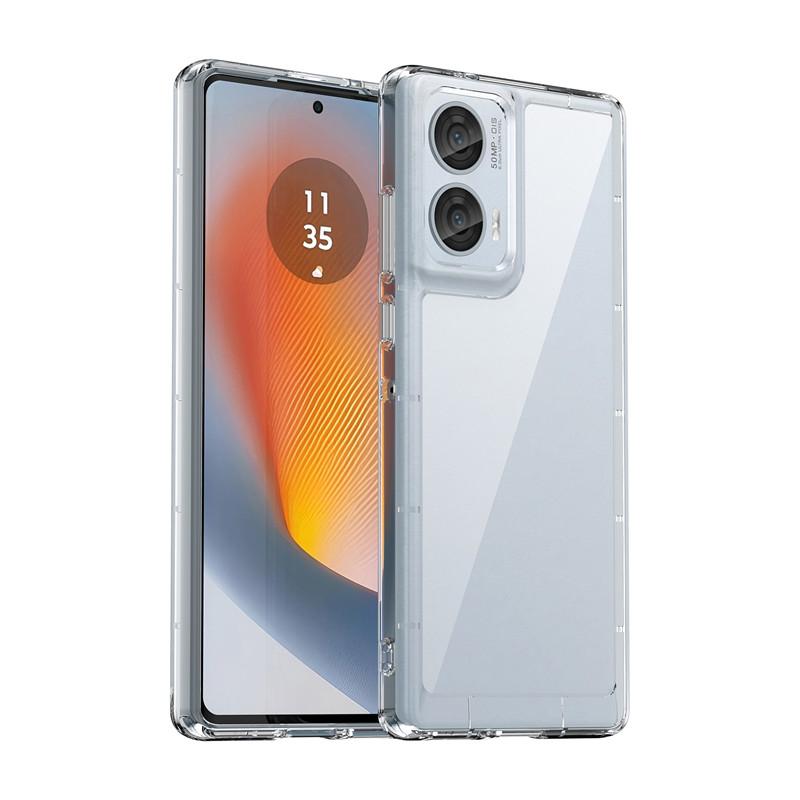 For Motorola Moto Edge 50 Fusion Case Motorola Moto Edge 50 Fusion Cover Shockproof Hard PC TPU Silicone Protective Phone Cover