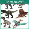 Lifelike Dinosaur Figurines Set With Pterosaurs Raptors And Tyrannosaurus For Collectors