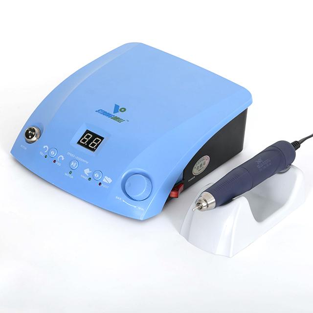 Портативный бесщеточный микромотор для ювелирных изделий мощностью 180 Вт, 50 000 об/мин, микромот для стоматологической лаборатории STRONG DRILL или QZ60 с бесщеточным наконечником Q9