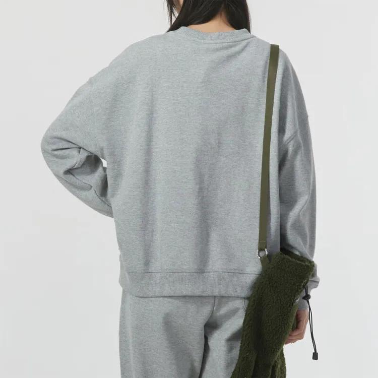 New Balance Sweatshirt Women's Gray (Unisex) Sweatshirts AWT41309 GHM