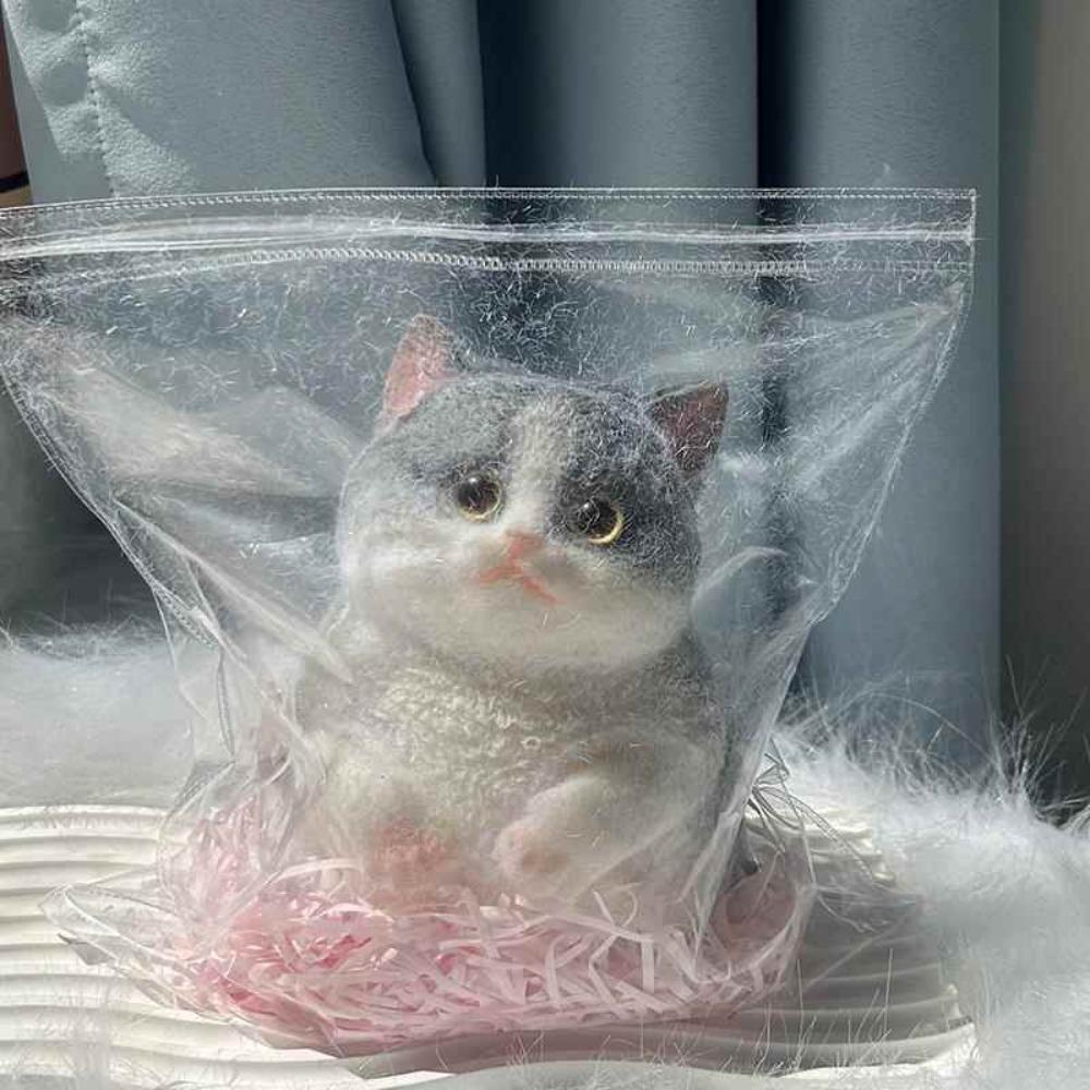 Мультяшная игрушка-симуляция для кошек, игрушка-фиджет для кошек, большая игрушка-кукла для кошек, мини-украшения