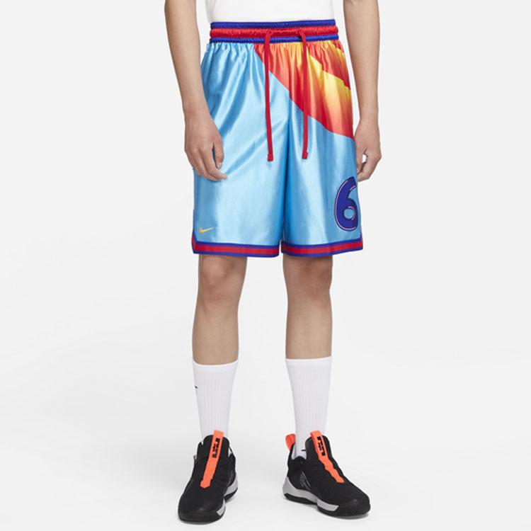 Nike Космический джем: A New Legacy x LeBron Tune Squad Быстросохнущие баскетбольные шорты с графическим принтом Мужские брюки синие DJ3869-434