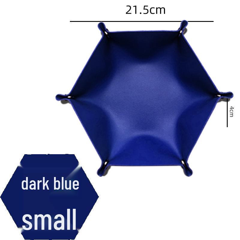 В наличии Скандинавский шестиугольный поднос для хранения кубиков и косметики из искусственной кожи