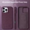 Полностью обернутый магнитный чехол из АЛЬКАНТАРЫ для iPhone 16 Pro Max 16pro Искусственная кожа Суперавтомобильная замша Чехлы для телефона Обложка