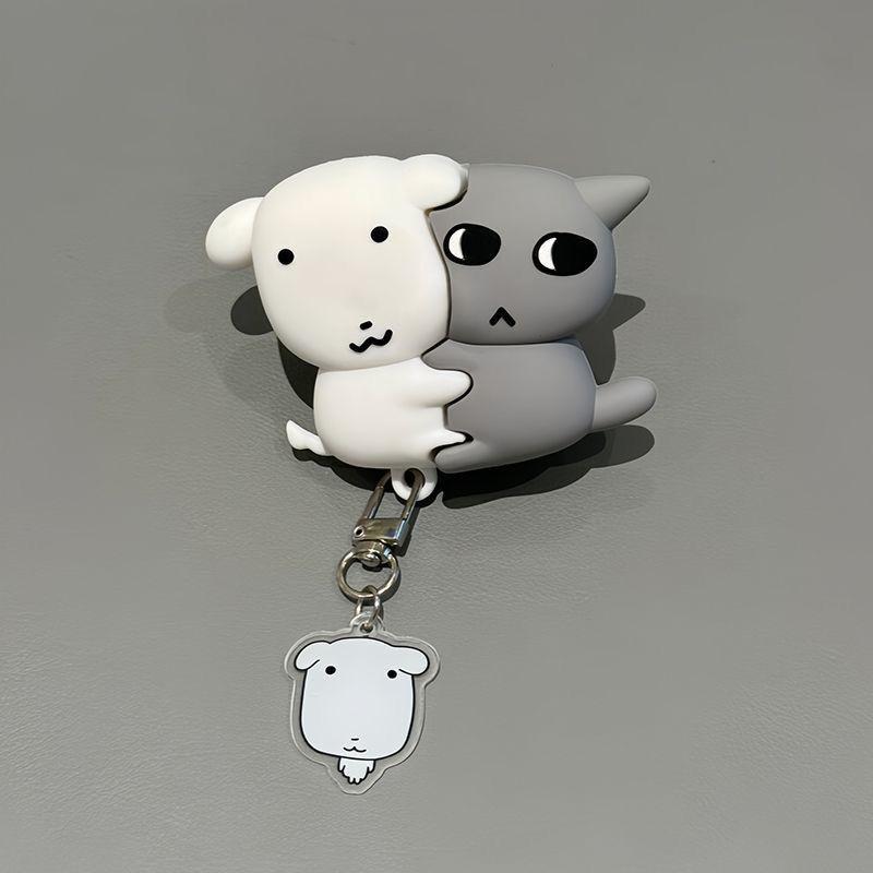 Милый Щенок и Котенок Чехол для Наушников AirPods4 Bluetooth Pro3 Поколение Оболочка Pro2 - Чехол для Наушников с Милым Животным