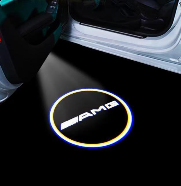 Светодиодные приветственные огни для Mercedes C-Class W203, CLK, SLK, SLR - Проекторы в двери