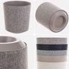KADAX Doniczka Donica Na Kwiaty Osłonka Plastikowa Kwietnik 19cm Taupe