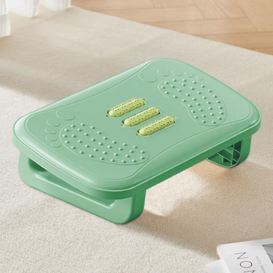 Подставка для ног под стол с массажным роликом, прочная, портативная, для мужчин и женщин, для снятия боли в ногах, эргономичная, для домашнего офиса, для работы, качающаяся табуретка