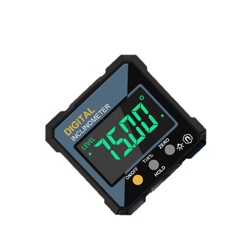 Single-sided Magnetic Electronic Angle Protractor Digital Inclinometer  Level Gauge Tool