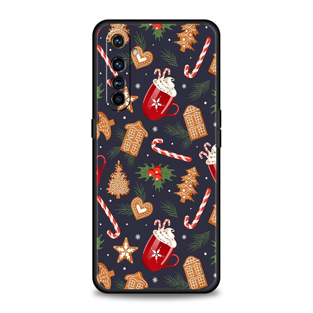 New Year Christmas Silicone For Realme 10 11 8i 9i 9 Pro Plus GT2 C3 6 7 8 Pro C21 C11 C25 C35 Pro 5G Shockproof Phone Case Bags