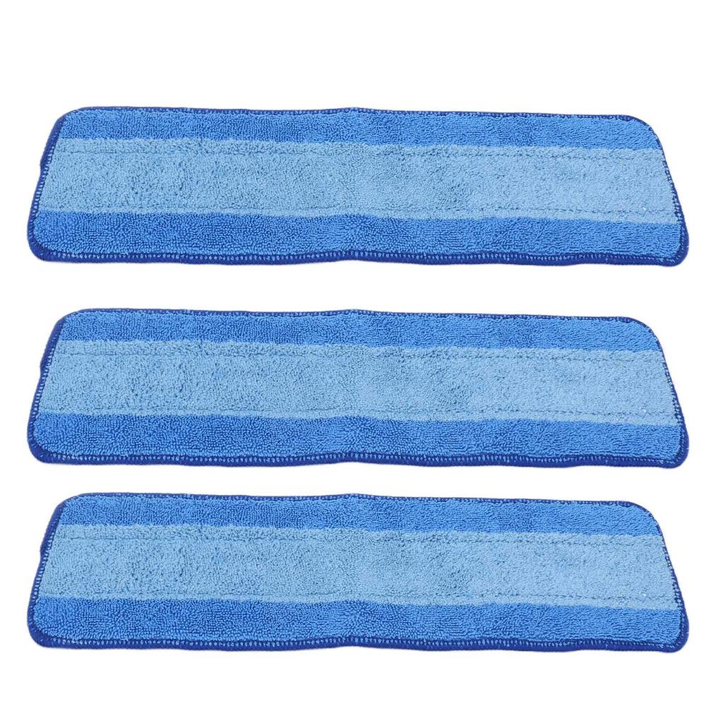 3PCS Wet Dry Dual Use Mop Cloth Refills Reusable Microfiber Mop Pad for Bona Mop Floor Cleaning