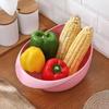 Rice Sieve Plastic Colander Kitchen Drain Basket With Handles Rice Bowl Strainer Strainer Basket Sink Drain Kitchen Tools
