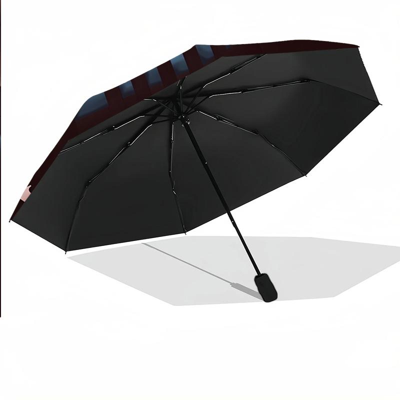 Custom Text Automatic 8 Bone Umbrella, Portable Sun Rain Protection UmbrellaThe Babadook
