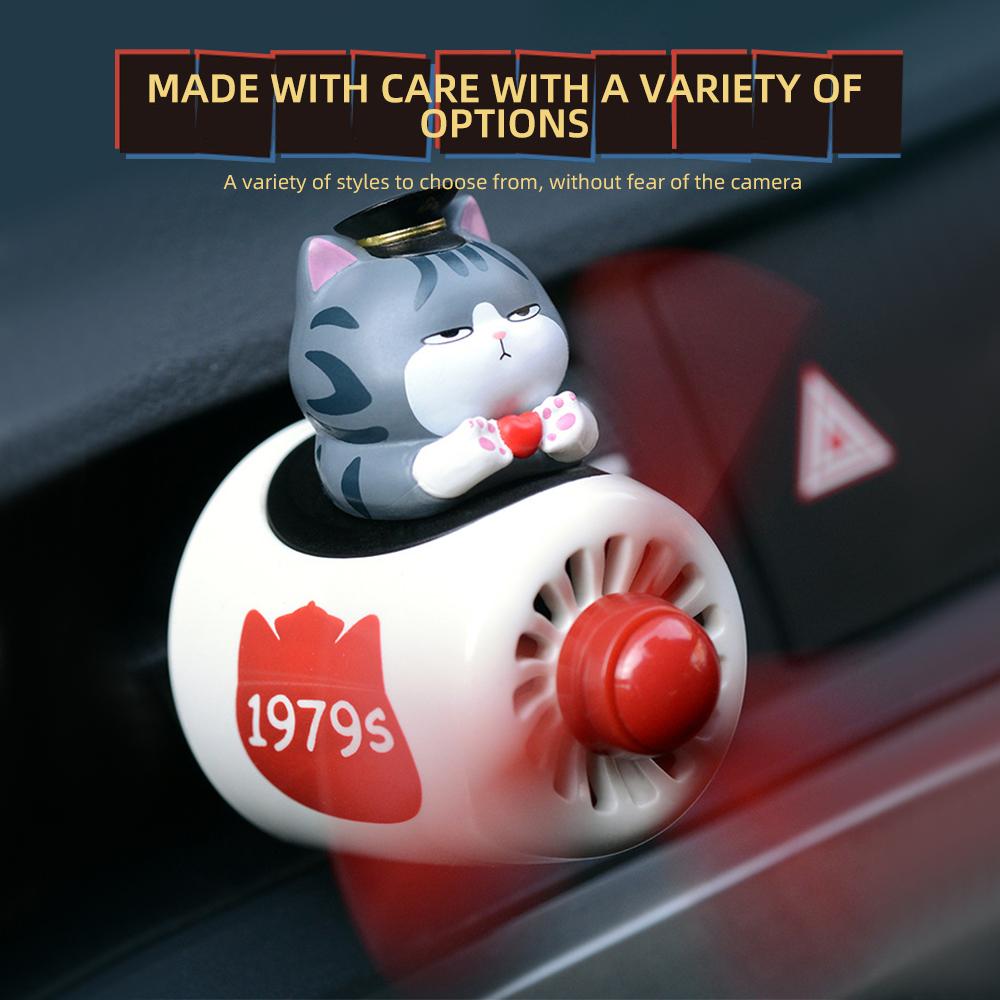 Автомобильный освежитель воздуха Duck Pilot Vent, диффузор для духов, вращающийся пропеллер, воздухозаборник, аромат, милый мультяшный декор, авто