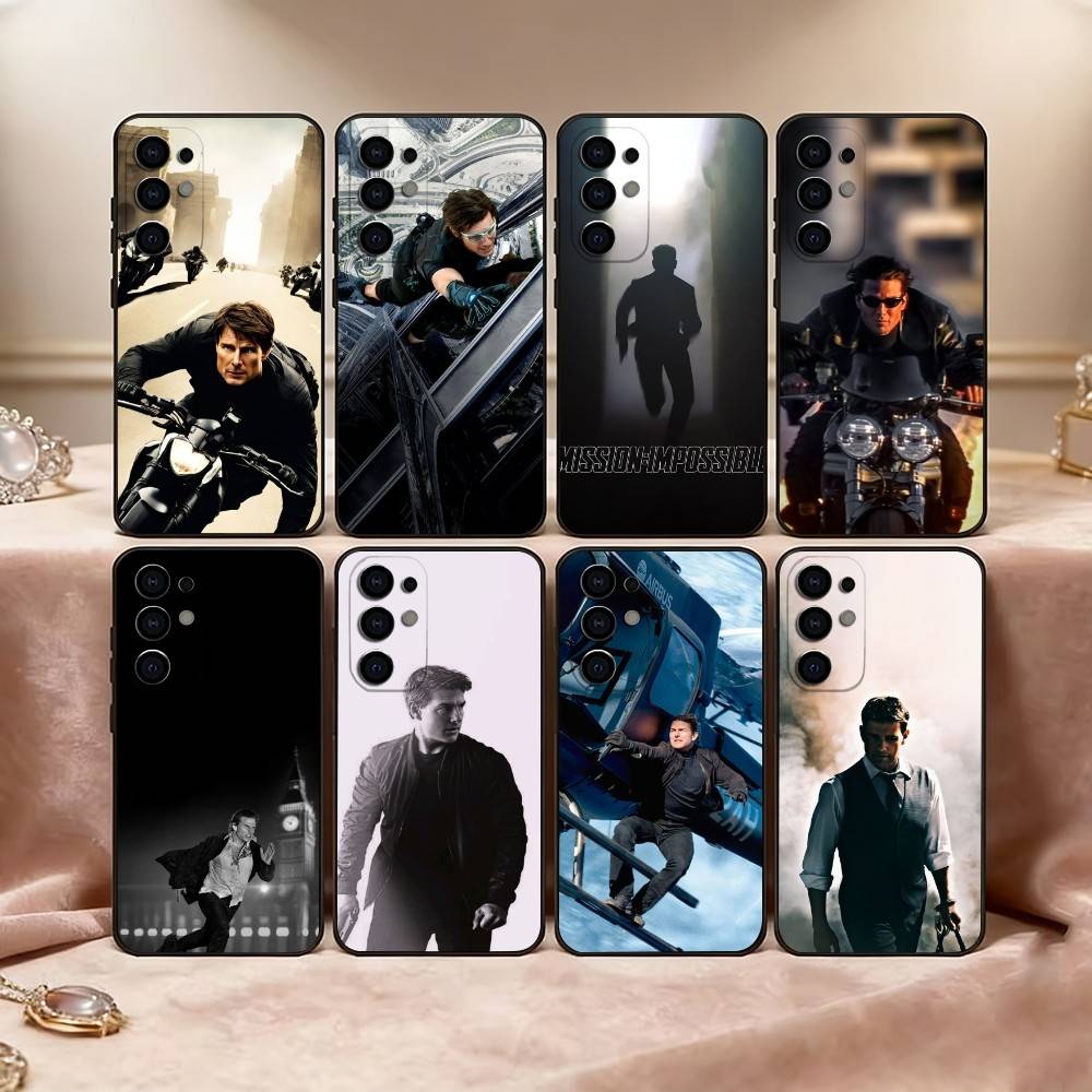 E-H-Миссия Невыполнима Чехол для Телефона Для Samsung S25,S24,S21,S22,S23,S30,Ultra,S20,Plus,Fe,Мягкий Силиконовый Черный Чехол