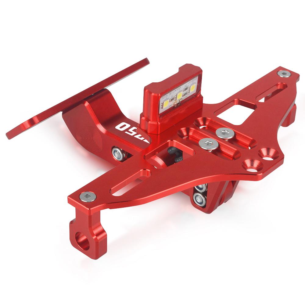 ДЛЯ HONDA VT750 PHANTOM VT750 SHADOW 2009 2010 2011-2017 Мотоциклетный держатель номерного знака с регулируемым углом наклона