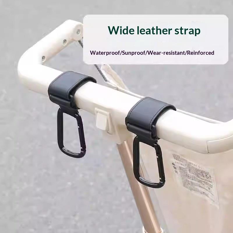 2Pcs Universal Stroller Hooks Clip Heavy Duty Hanging Accessory For Diaper Bags Compatible With Prams/Shopping Carts/Car Seats