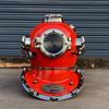 Red Diving Helmet  Deep Sea Helmet Replica  Nautical Marine Decor  Scuba Diver Gift  Boston Mark V Helmet