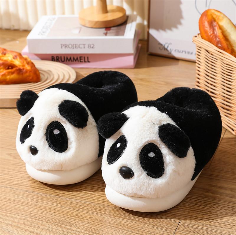 Fashion Cute Design Slippers Women Winter Casual Soft Heel Slippers Platform Fur Warm Indoor Comfortable Home Slippers Pantuflas Mujer