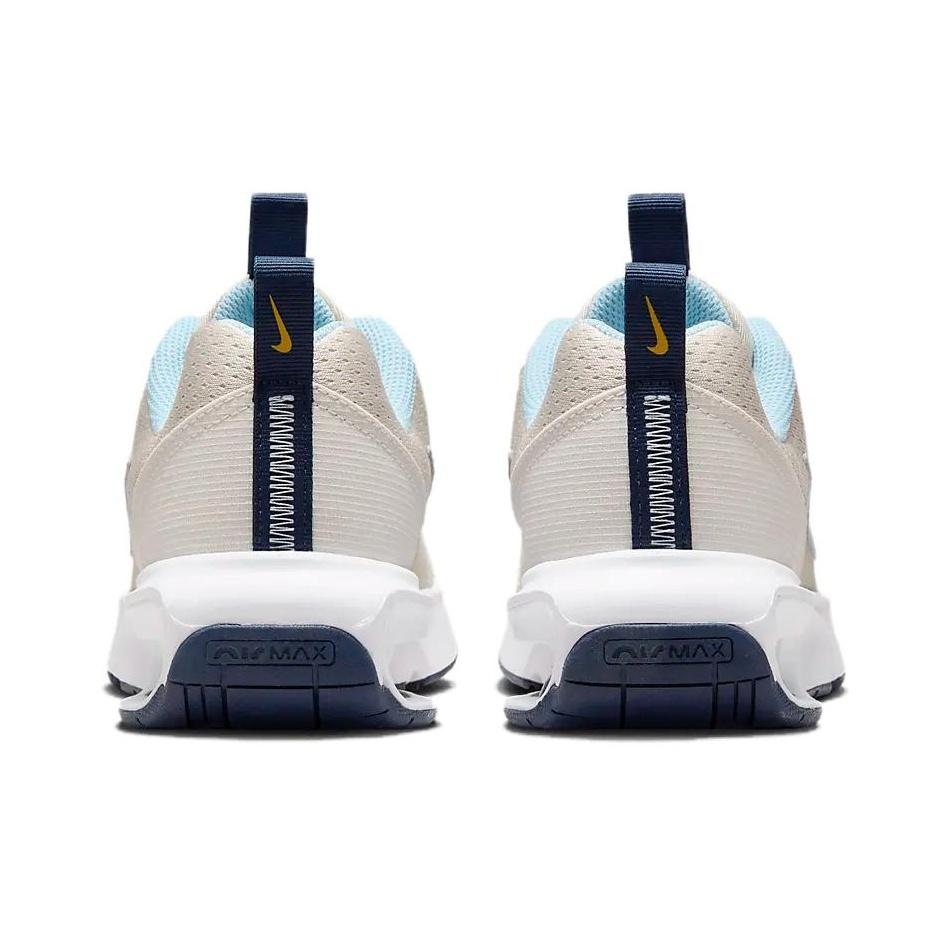 Nike Air Max Intrlk Удобная Универсальная Ткань Синтетическая Кожа Низкий Верх Детская Повседневная Обувь Детские кроссовки Желтый Белый DH9393-104