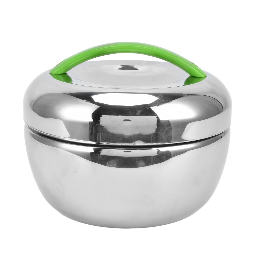 Stainless Steel Insulated Lunch Box Double Wall Thermal Food Container with Compartment and Lid 1.3L 44oz