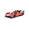 Bburago 1/24 Scale Diecast Model Car of the Ferrari 499P 3.0L Turbo V6 Team Ferrari AF Corse #51, 2023 Le Mans Winner, 18-26309