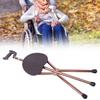 Three Legged Elderly Non?Slip Cane Stool Folding Outdoor Retractable Walking Stick Chair