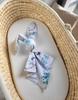 Soft Doudou Cotton Bunny Blanket - Blue Birds