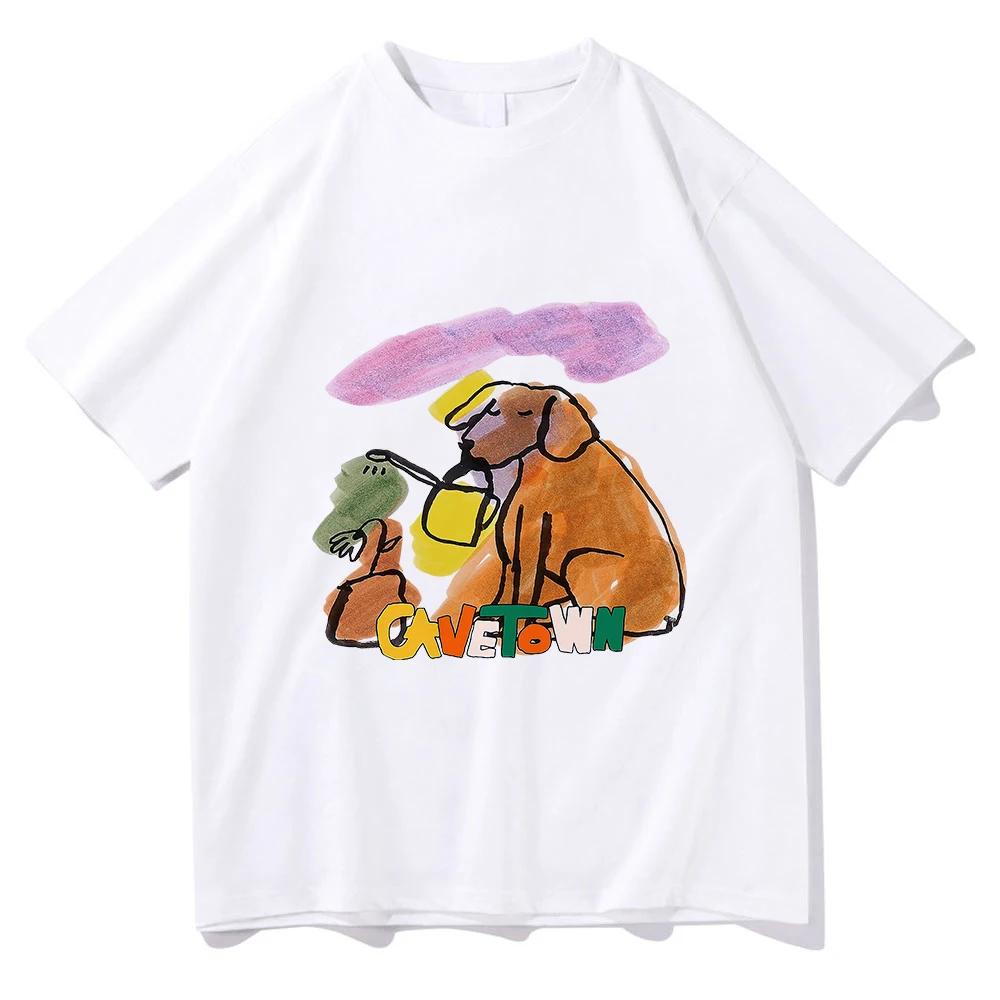 Man’s Best Friend Cavetown Album T Shirt Funny Men/women Clothing Harajuku Summer Tops Vintage Unisex Cotton Graphic T Shirts