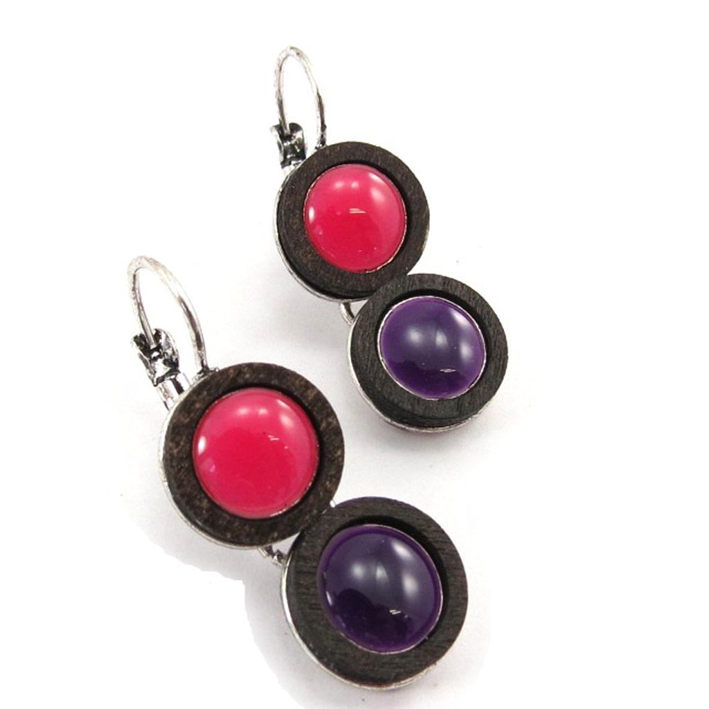 NOA [K0213] - Дизайнерские пижамы "Бора-Бора" розово-фиолетовые.