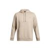 Under Armour Флисовая толстовка с капюшоном и принтом логотипа Essential, мужская толстовка светло-коричневого цвета 1373880-203