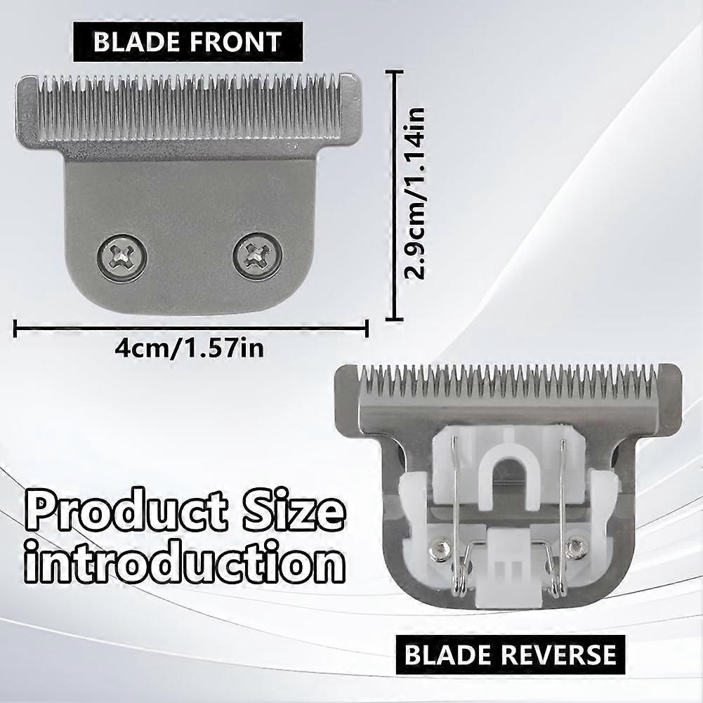 2PCS Replacement Detachable T Blade for Wahl T Blades for Trimmer Models 9864/9864SS/9686/9818A/9854L//9870/9888/9937