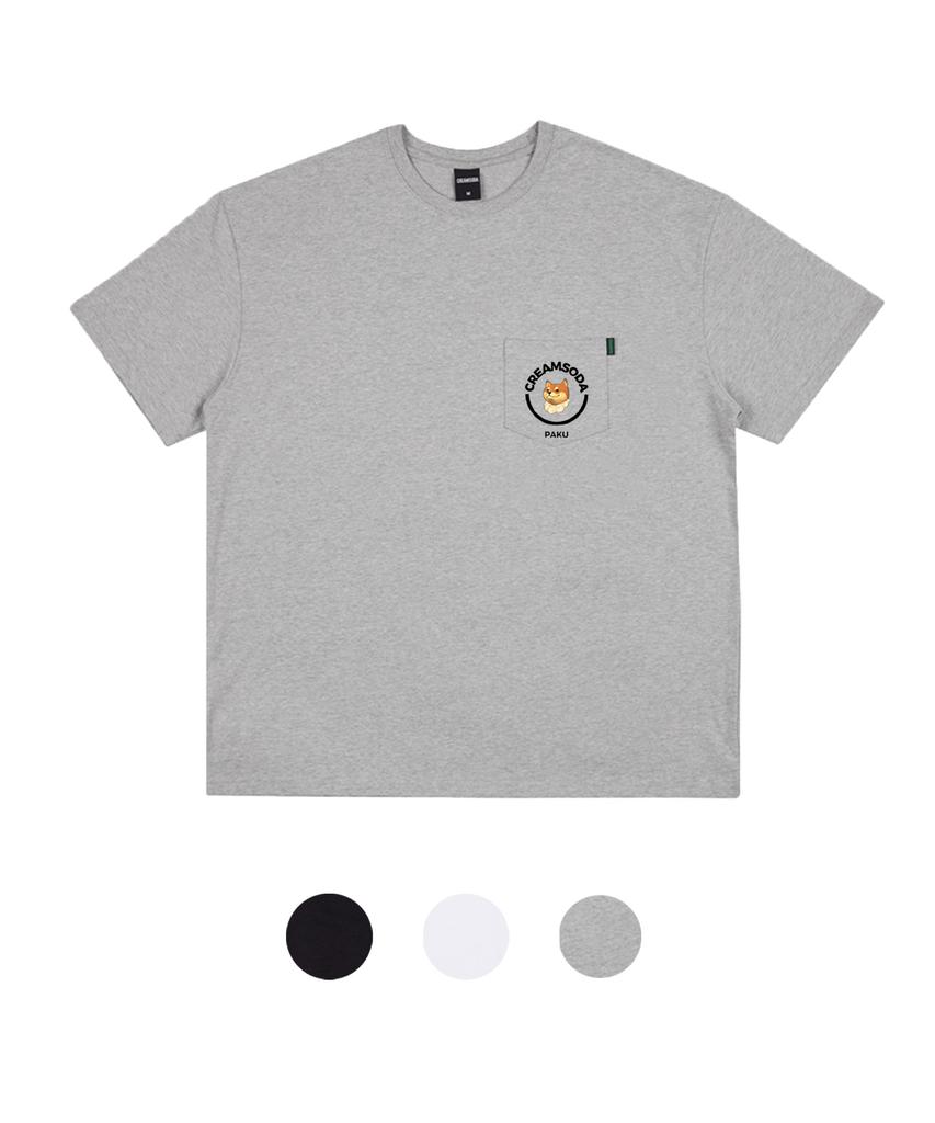CREAM SODA LAB Parku Circle Logo Pocket Short Sleeve T-Shirt