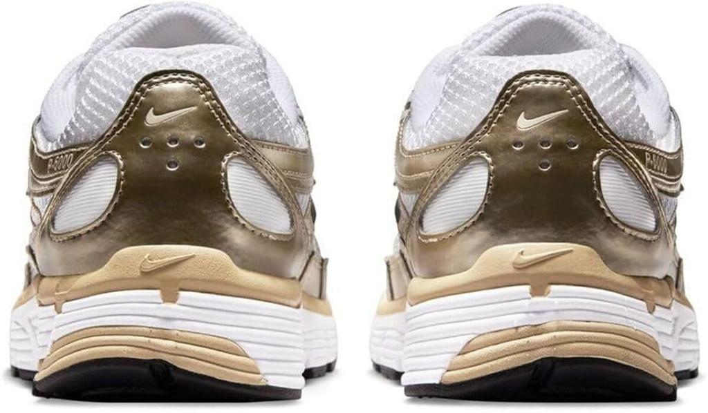 Nike W P-6000 Белое Золото Черный Женские Беговые Кроссовки Ретро Кроссовки IF1787-100 Размер 27,5 см US W 10,5 Импорт из Японии Оригинальные