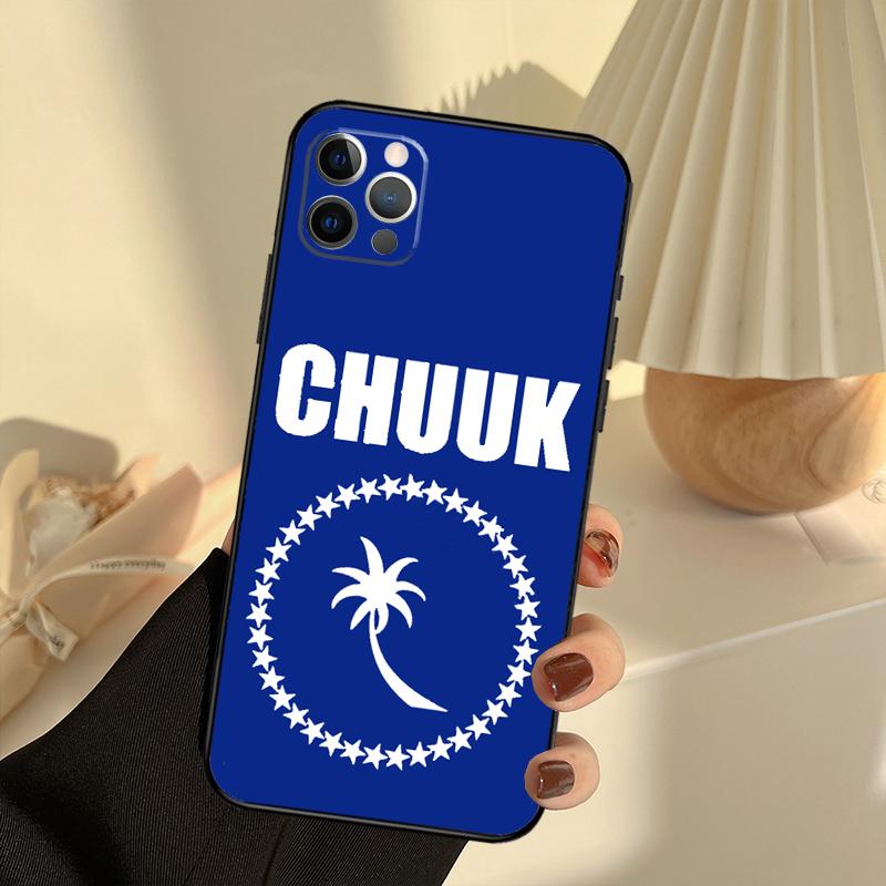 Chuuk Chuukese Pride 691 Phone Case For iPhone 15 14 13 12 11 16 17 Pro Max 13 mini 15 16 Plus 16e 17 Air Cover Funda