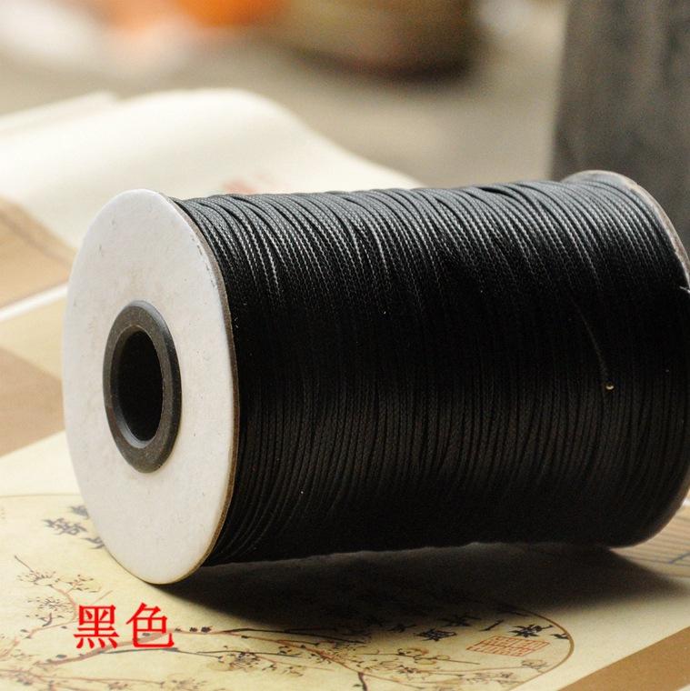 Материал для ожерелья и браслета, ювелирные аксессуары, разноцветная вощеная веревка, 200 ярдов в рулоне вощеной нити, плетеная проволочная веревка своими руками