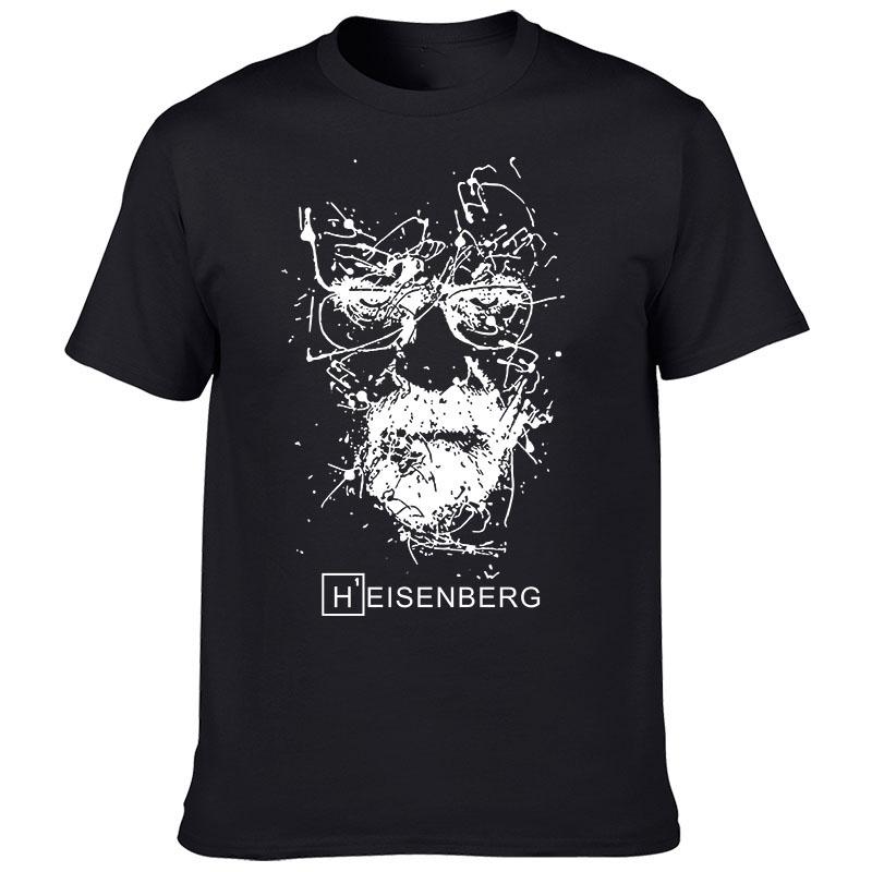 European and American Creative Breaking Bad Heisenberg T-shirt TV Series Printing Men's Street Fashion T-shirt Casual Top