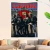Тканевое панно с принтом группы Scorpions Большое настенное панно Дешевое настенное панно в стиле хиппи Богемные настенные панно Мандала INS Домашний декор